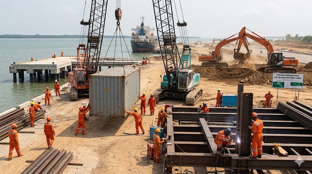 BELI TANAH INDUSTRI 400 HEKTAR DI TANJUNG CARAT